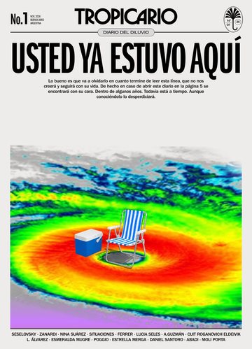 Tapa de Tropicario #1, Diario del diluvio: «Usted ya estuvo aquí».